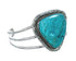 Sterling Silver Turquoise Navajo Cuff Bracelet AX130234