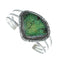 Sterling Silver Turquoise Navajo Cuff Bracelet AX130235