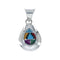 Native American Manmade Multicolor Inlay Pendant JX130306