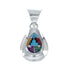 Native American Manmade Multicolor Inlay Pendant JX130313