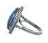 Denim Lapis Sterling Silver Native American Ring Size 8-1/4 JX130288