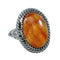 Oyster Shell Sterling Silver Native American Ring Size 8 JX130298