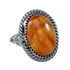 Oyster Shell Sterling Silver Native American Ring Size 8 JX130298