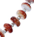 Oyster Shell Genuine Sterling Silver Navajo Bead Necklace Set JX130262