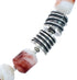 Oyster Shell Genuine Sterling Silver Navajo Bead Necklace Set JX130264