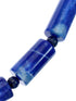 Lapis Genuine Sterling Silver Navajo Bead Necklace Set JX130265
