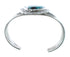 Sterling Silver Turquoise Navajo Cuff Bracelet JX130324