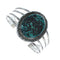 Sterling Silver Turquoise Navajo Cuff Bracelet JX130327