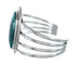 Sterling Silver Turquoise Navajo Cuff Bracelet JX130327