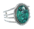 Sterling Silver Turquoise Navajo Cuff Bracelet JX130334