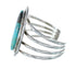 Sterling Silver Turquoise Navajo Cuff Bracelet JX130335