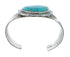 Sterling Silver Turquoise Navajo Cuff Bracelet JX130335