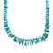 Native American Authentic Sterling Silver Turquoise Bead Necklace JX130338