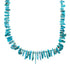 Native American Authentic Sterling Silver Turquoise Bead Necklace JX130338