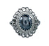 Southwestern Hematite Sterling Silver Ring Size 6-3/4 JX130363