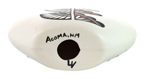 Hand Crafted Native American Acoma Pottery By Artist LV JX130389