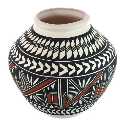 Hand Crafted Native American Acoma Pottery By Artist LV JX130392