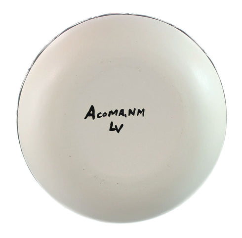 Hand Crafted Native American Acoma Pottery By Artist LV JX130395