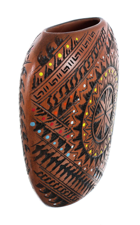 Hand Crafted Navajo Pot By Artist Shelly Watchman JX130402