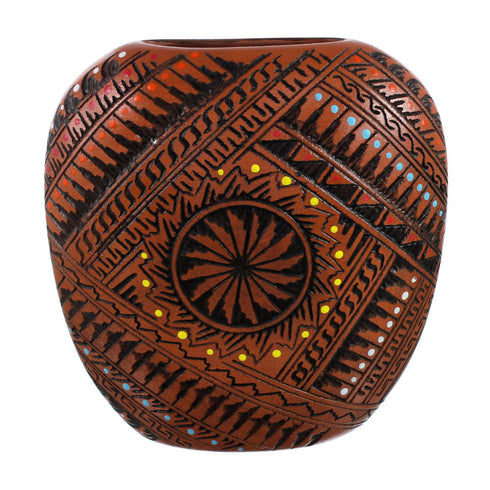 Hand Crafted Navajo Pot By Artist Shelly Watchman JX130399