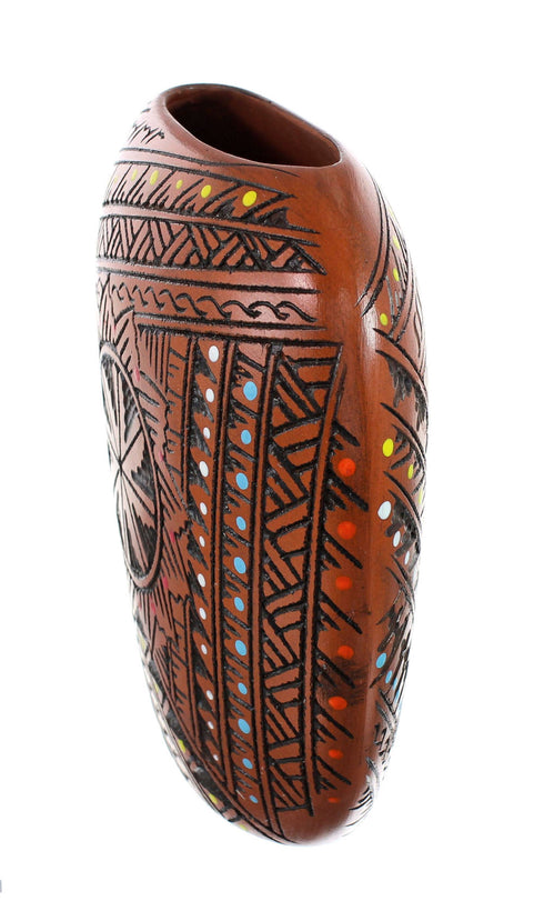 Hand Crafted Navajo Pot By Artist Shelly Watchman JX130406