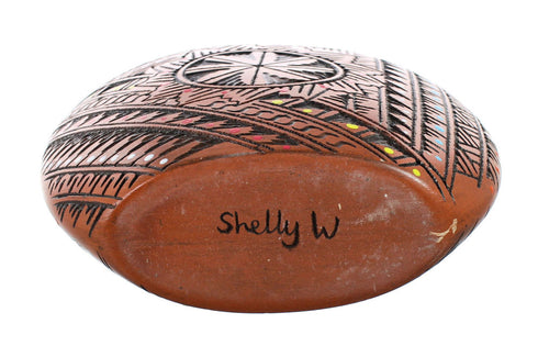 Hand Crafted Navajo Pot By Artist Shelly Watchman JX130406