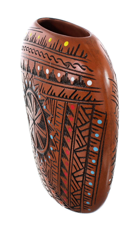 Hand Crafted Navajo Pot By Artist Shelly Watchman JX130407