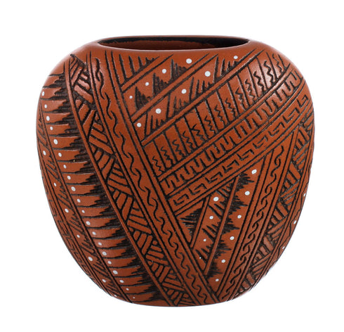 Hand Crafted Navajo Pot By Artist Shelly Watchman JX130396
