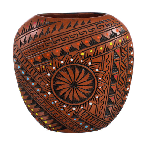 Hand Crafted Navajo Pot By Artist Shelly Watchman JX130397