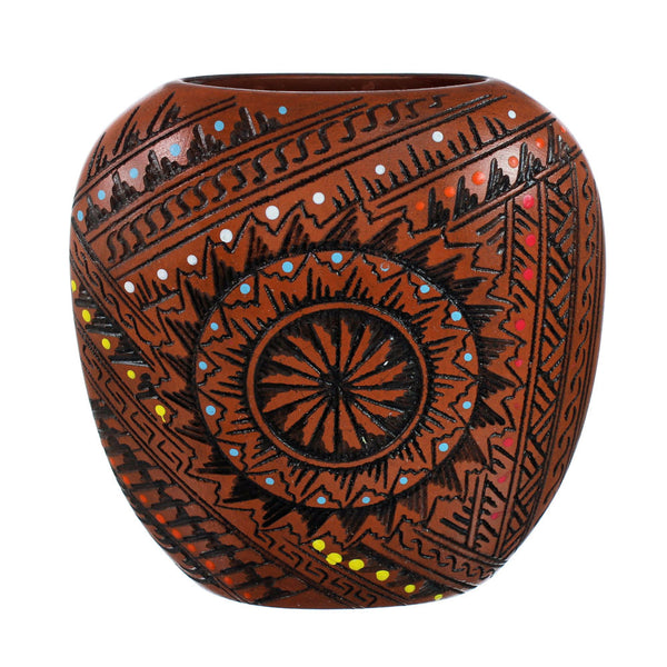 Hand Crafted Navajo Pot By Artist Shelly Watchman JX130401