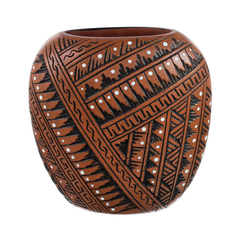 Hand Crafted Navajo Pot By Artist Shelly Watchman JX130409