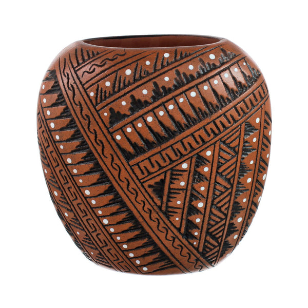 Hand Crafted Navajo Pot By Artist Shelly Watchman JX130409