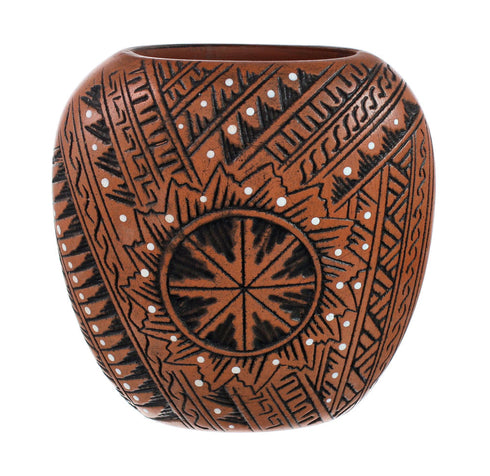 Hand Crafted Navajo Pot By Artist Shelly Watchman JX130409