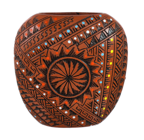 Hand Crafted Navajo Pot By Artist Shelly Watchman JX130398