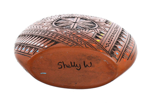 Hand Crafted Navajo Pot By Artist Shelly Watchman JX130398