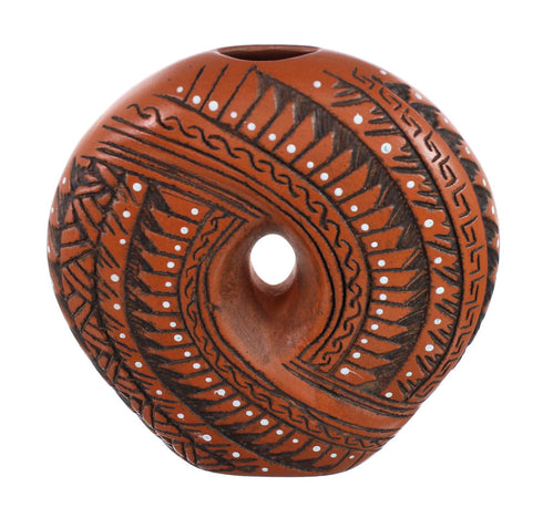 Hand Crafted Navajo Pot By Artist Shelly Watchman JX130413