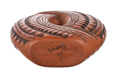 Hand Crafted Navajo Pot By Artist Shelly Watchman JX130413