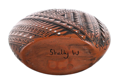 Hand Crafted Navajo Pot By Artist Shelly Watchman JX130417
