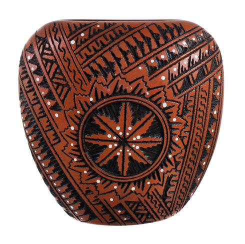 Hand Crafted Navajo Pot By Artist Shelly Watchman JX130420