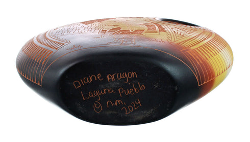 Hand Crafted Navajo Kachina Figure Pot By Artist Shelly Watchman JX130423