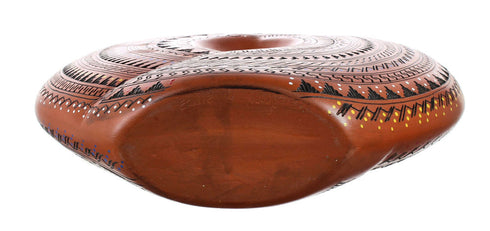 Hand Crafted Navajo Turtle Pot By Artist Shelly Watchman JX130425