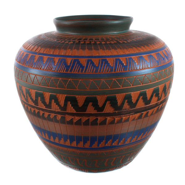 Native American Navajo Hand Crafted Pottery JX130441