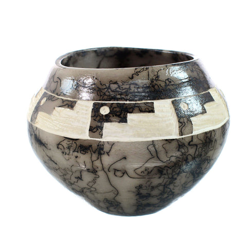 Native American Navajo Horse Hair Pottery JX130464