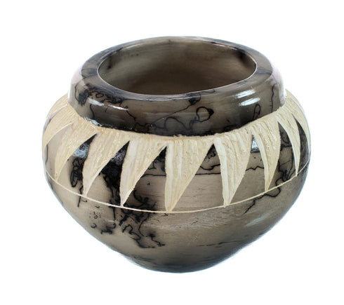 Native American Navajo Horse Hair Pottery JX130473