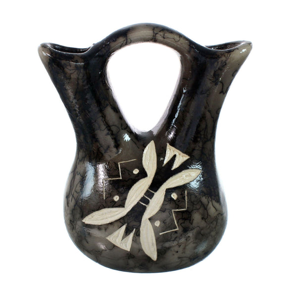 Native American Navajo Horse Hair Wedding Vase JX130500