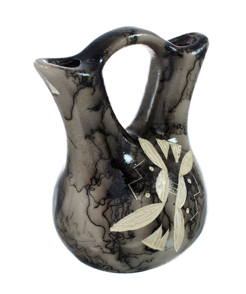 Native American Navajo Horse Hair Wedding Vase JX130500