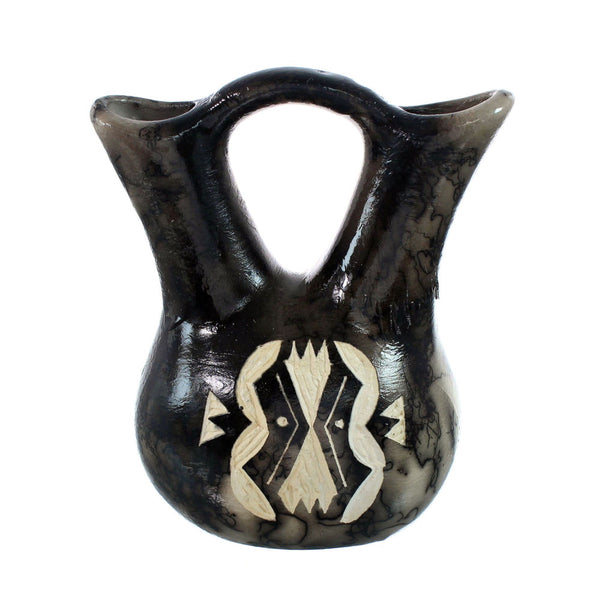 Native American Navajo Horse Hair Wedding Vase JX130513