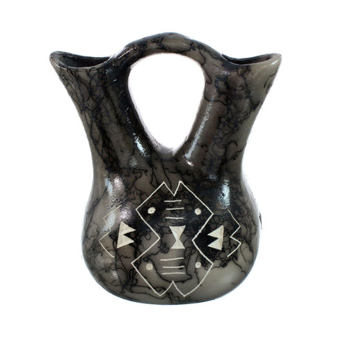 Native American Navajo Horse Hair Wedding Vase JX130510