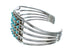 Native American Zuni Turquoise Sterling Silver Cuff Bracelet JX130573