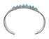 Native American Zuni Turquoise Sterling Silver Cuff Bracelet JX130573
